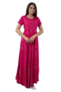 GL Fashion women Rayon Pink Gown