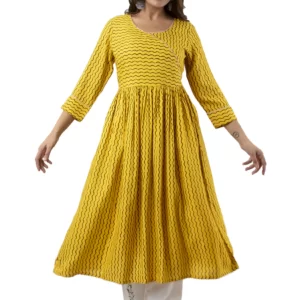 GL Fashion Yellow Kurti