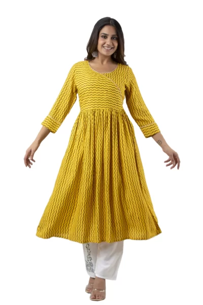 GL Fashion Yellow Kurti